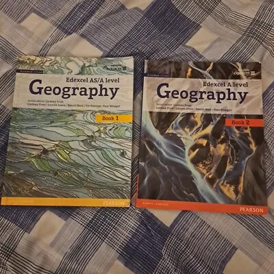Edexcel AS/A Level Geography Revision Book 1+2 • £10
