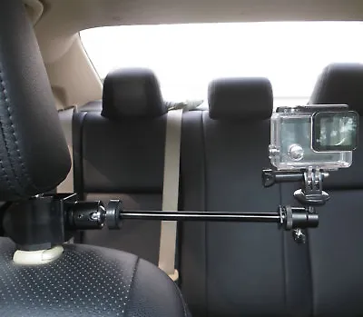 Video Camera Car Headrest Mount Suitable For GoPro Camcorders & Smartphones • $22.79