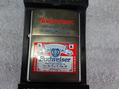 $142.08 • Buy Zippo Budweiser 2001 Vintage Dead P090401