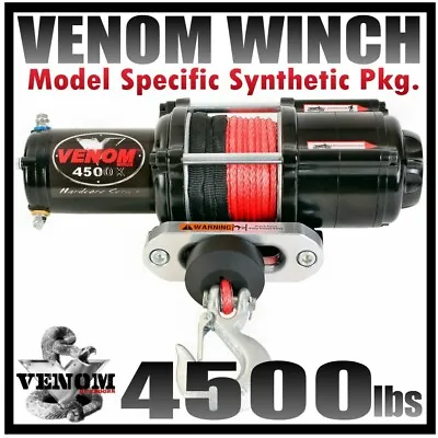 $269.99 • Buy 4500LB VENOM ATV Winch Polaris Sportsman 2011-23 400,500,570,800,1000