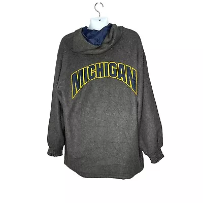 Michigan Wolverines Coat Jacket Reversible  Hood  College ALL Weather  XL • $99.99