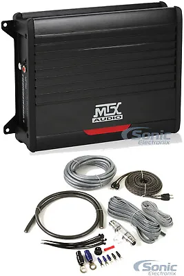 MTX THUNDER500.1 500W RMS Class D Car Audio Mono Amplifier + Amp Kit Package • $199.95