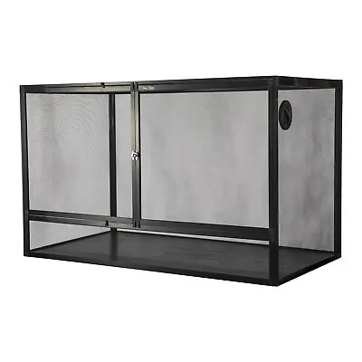 Reptile Terrarium Up To 46*24*24‘’ 110Gal Whole Mesh Screen Enclosure Habitat  • $126.99