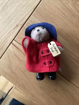 Vintage Paddington Bear Eden Toys 1996 Blue  Rain Boots Red Coat • £10