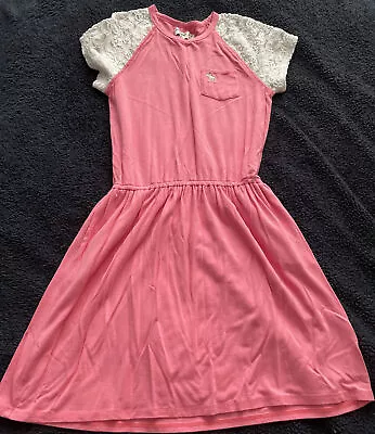 £10 • Buy Girls Abercrombie & Fitch Kids Coral Dress 9-10 Years