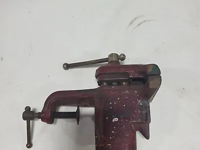 Vintage Tools Carpentry Work Bench Vise Cast Iron Steampunk Usa  • $30