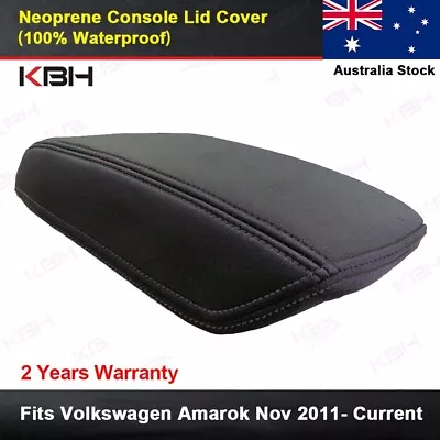 Neoprene Console Lid Cover Wetsuit Fits Volkswagen Amarok Nov 2011-Current • $39.99