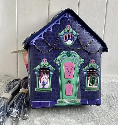 Vendula London Cat Dracula’s Haunted House Halloween Discontinued Backpack Bag • £119.99