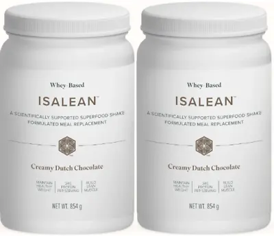 2 Chocolate Isagenix Protein Shake Canister Weight Loss  New Packaging • $154.83