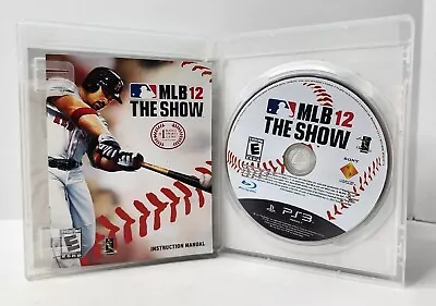 MLB 12 - The Show (Sony PlayStation 3 PS3 2012) - Manual Included • $8.77