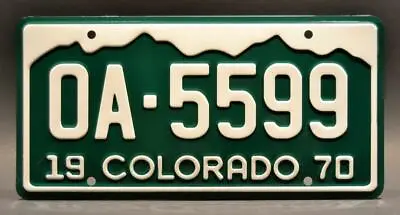 Vanishing Point | 1970 Dodge Challenger | OA 5599 | Metal Stamped License Plate • $18.29