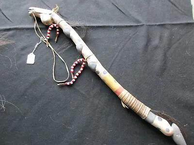 Native American Spotted Horse Ceremonial Dance Stick War Club  Sd-0224*08214 • $1167.86