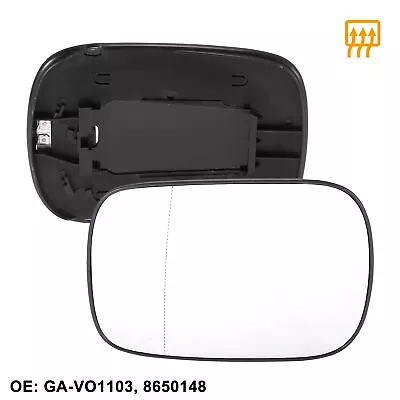 Left Driver Side Heated Mirror Glass W/ Backing Plate For Volvo XC70 XC90 03-06 • $17.99