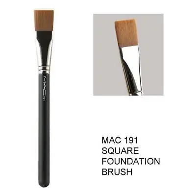 MAC 191 Square Foundation Makeup Face Powder Blush Brush New Full Size • $15.07