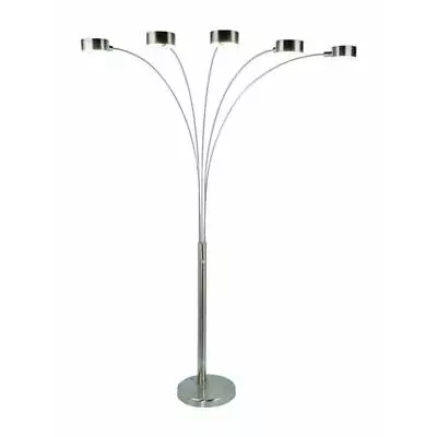 ARTIVA Floor Lamp Arched 88-Inch 5-Light Brushed Steel Modern • $190.41