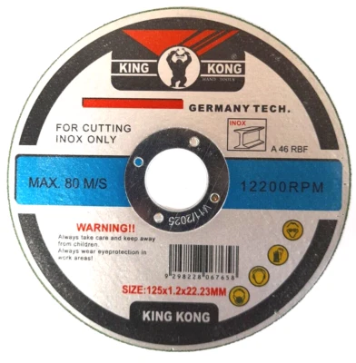 $36 • Buy 50pcs 125mm 5  Cutting DISC Abrasive Wheel Cut Off Inox Steel 1.2mm  Green K6765