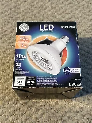 General Electric LED PAR38 Outdoor Floodlight Bulbs 7w (45 W Replacement) • $9.95