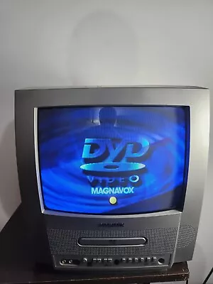 Magnavox MSD513E 13  CRT TV & DVD Combo Retro Gaming Television AV In -No Remote • $74.99