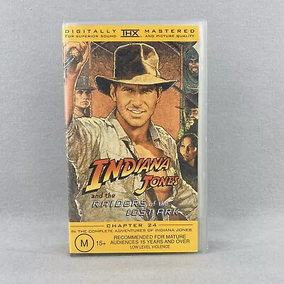 Indiana Jones And The Raiders Of The Lost Ark VHS Video Tape Vintage • $19