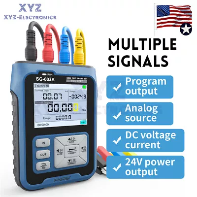 FNIRSI SG-003A PWM 4-20mA Signal Generator Adjustable Current /Voltage Simulator • $79.88