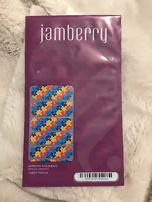 Jamberry Autism Awareness - Nail Wraps Puzzle Pieces • $9.90