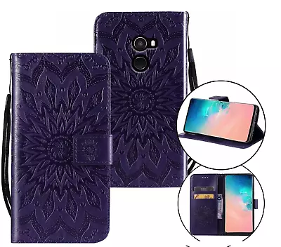 Xiaomi Mi Mix 2 Wallet Case Embossed Pu Leather Sunflower • $7.50