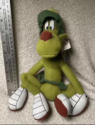 VINTAGE Looney Tunes Warner Bros. MARVIN THE MARTIANK-9 DOG Plush 1997 • $13.50