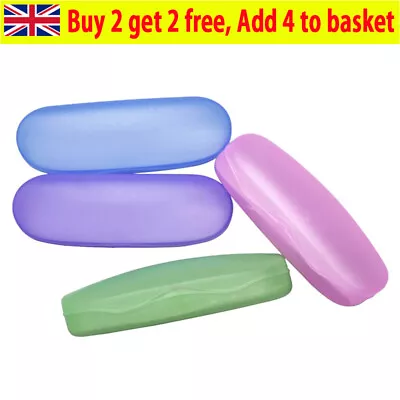 $5.76 • Buy Childrens Small Glasses Sunglasses Case Transparent Rectangular Glasses Case SZ