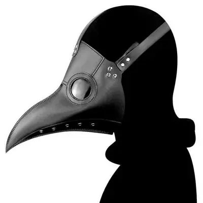 Men Masks Plague Doctor Mask Bird Long Nose Beak Latex Steampunk Halloween Party • $21.99