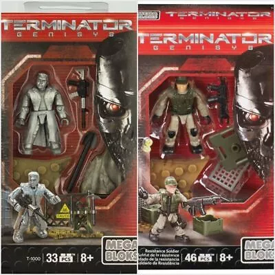 Mega Bloks Terminator Genisys T-1000 Resistance Soldier • $11.10