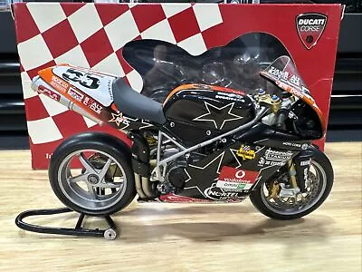 Minichamps 1/12 Scale 122 031255 - Ducati 998RS Motorbike - R. Laconi WSB 2003 • $179