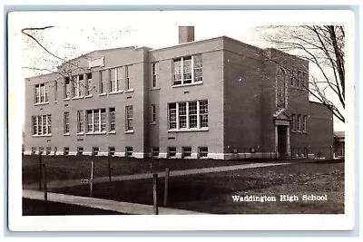 Madrid New York NY RPPC Photo Postcard Waddington High School C1920's • $29.95