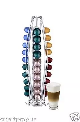 Nespresso 40 Capsule Pod Holder Stand Tower Rack Storage System • £9.49