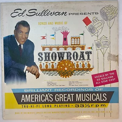 Ed Sullivan Presents Songs & Music Of Showboat Vinyl LP 1980 • $14.99