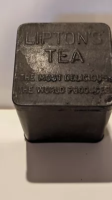 Vintage Antique  Lipton's Tea Tin Box • $14