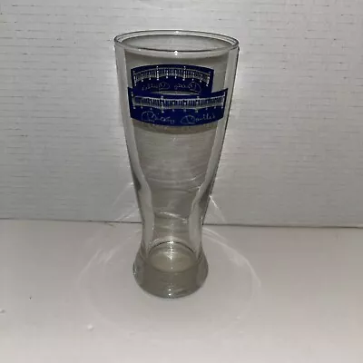 Vintage MICKEY MANTLE'S Restaurant Pilsner Beer Glass New York Yankees • $17.99