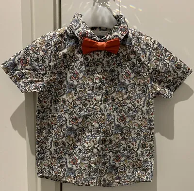 Next Brand New Floral Shirt/ Tie  Age 12-18 Months • £8.70