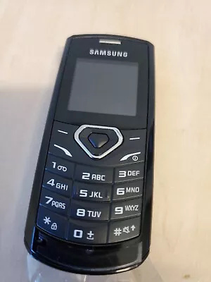 Samsung GT E1170 - Black (Orange) Mobile Phone • £4.99