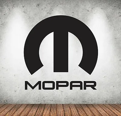 Mopar Wall Decal Art Garage Logo Car Vinyl Wall Sticker Decor Many Sizes NL68 • $18.95