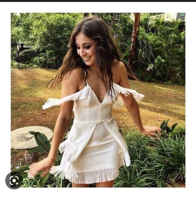$65 • Buy Alice Mccall Fringe Dress 12