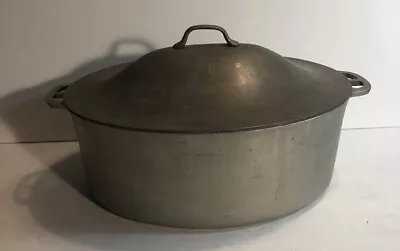 Vintage Super Maid Cookware Aluminum Pot With Lid Dutch Oven Roaster Pan • $37.90