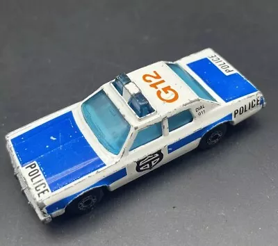 Matchbox 3” PLYMOUTH GRAN FURY No:10 Diecast Toy CAR Vintage 1979 G12 POLICE • £5.99