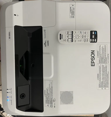 $830 • Buy Epson EB-696Ui Ultra Short Throw Projector, 3800 ANSI Lumens, Wide Full HD WUXGA