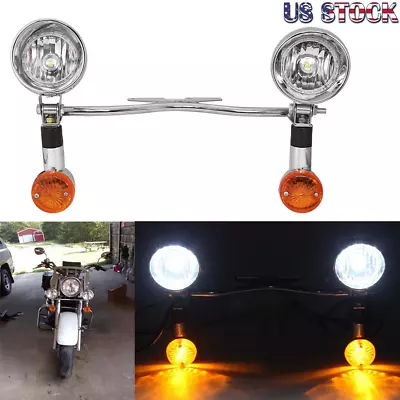 Passing Turn Signal Light Bar For Kawasaki VN Vulcan Classic Mean Streak 1500 • $76.43