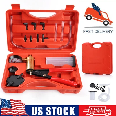 $21.97 • Buy Brake Fluid Bleeder Handheld Vacuum Pressure Pump Tester Vacuum For Motorbike