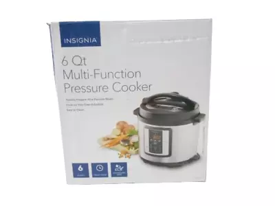 $44.99 • Buy Insignia 6 Qt Multi-Function Pressure Cooker Stainless Steel NS-MC60SS9 New