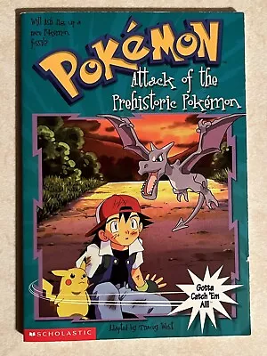 Pokemon - Attack Of The Prehistoric Pokemon - Tracey West 1999 #3 Book • $7.50