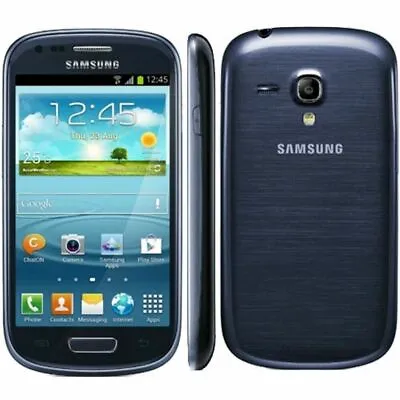 Samsung Galaxy S3 III Mini GT-I8190 - 8GB - Pebble Blue (Unlocked) Smartphone • £17.99