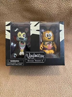 Disney 3  Vinylmation Spooky Series 2 Goofy & Pluto Figure Set LC • $28.99