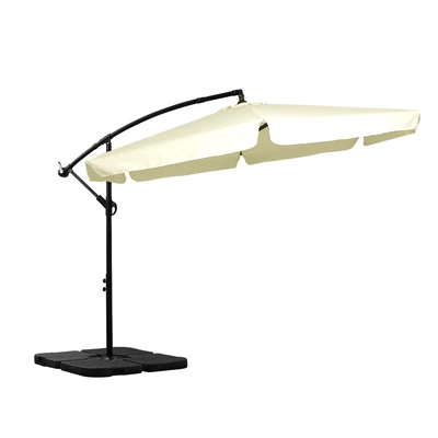 $119.99 • Buy Mountview 3M Outdoor Umbrella Beach Umbrellas Cantilever Garden Patio Base Stand